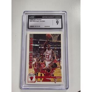 1992-93 NBA Hoops - Michael Jordan #30 PSA 9 MINT